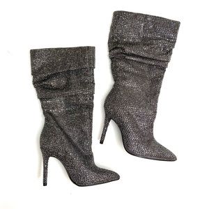 JESSICA SIMPSON Layzer Rhinestone Slouch Boots